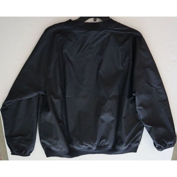 Under Armour 1369850 001 Women's Sz L Black UA Rush Woven Crew Sweatshirt $90 - Picture 8 of 8